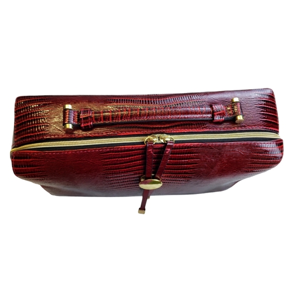 Estee Lauder Makeup Bag Cosmetic Case Travel Laptop Tablet Bag Red Large - Picture 4 of 11